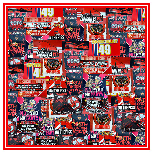 Gooners sticker gemischte - sticker, |