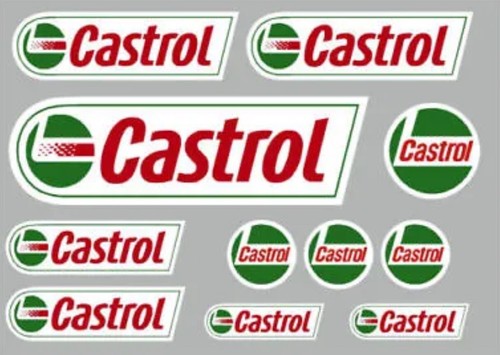 Castrol aufkleber decals 11 - castrol,