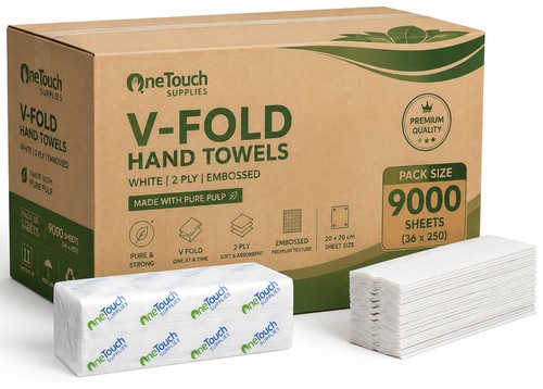 9000 papierhandtücher falz - 9000, v-falz