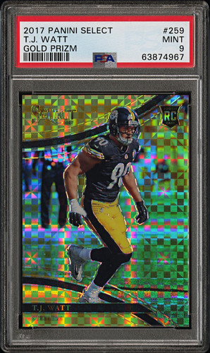 2017 panini select watt - 2017, t.j.